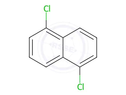Chemical structure of 1,5-Dichloronaphthalene