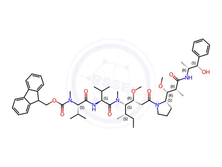 Chemical structure of Fmoc-MMAE