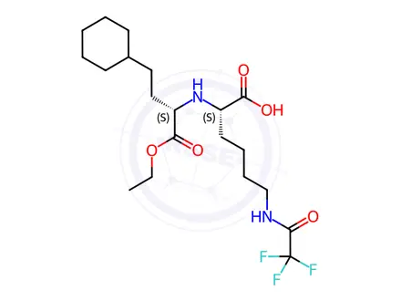 Chemical structure of Lisinopri Impurity 19