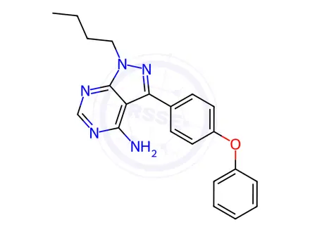 Chemical structure of Ibrutinib Impurity 240