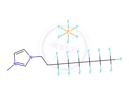 Chemical structure of 1-METHYL-3-(3 3....-TRIDECAFLUOROOCTYL)