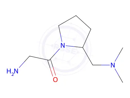 Chemical structure of 2-Amino-1-(2-((dimethylamino)methyl)pyrrolidin-1-yl)ethanone