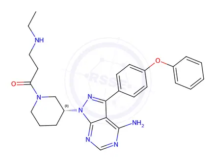 Chemical structure of Ibrutinib Impurity 164