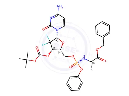 Chemical structure of Acelarin Impurity 18