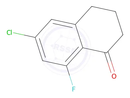 Chemical structure of 6-Chloro-8-fluoro-3,4-dihydronaphthalen-1(2H)-one