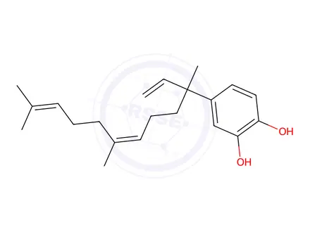Chemical structure of 4-Nerolidylcatechol