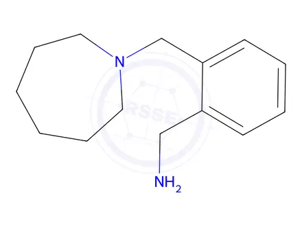 Chemical structure of [2-(azepan-1-ylmethyl)phenyl]methanamine
