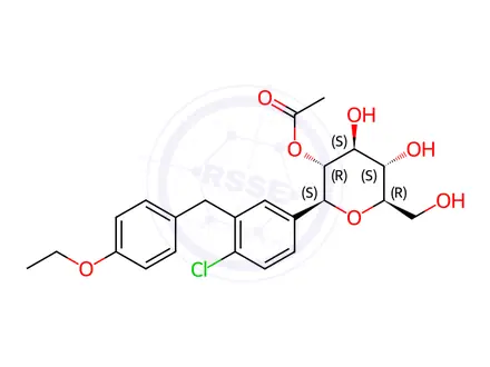Chemical structure of Dapagliflozin Impurity 446