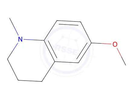 Chemical structure of 6-Methoxy-1-methyl-1,2,3,4-tetrahydroquinoline