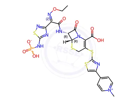 Chemical structure of Ceftaroline Fosamil Impurity 60