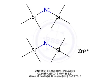 Chemical structure of ZINC BIS(HEXAMETHYLDISILAZIDE)