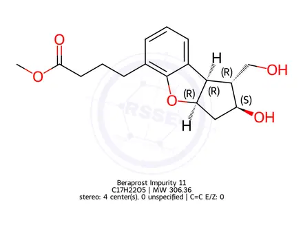 Chemical structure of Beraprost Impurity 78