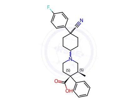 Chemical structure of Levocabastine Impurity 9(Levocabastine EP Impurity I)