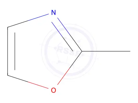 Chemical structure of 2-methyl-1,3-oxazole
