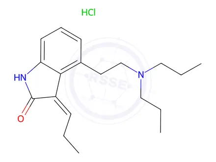 Chemical structure of Propylidine Ropinirole Hydrochloride (E/Z-Mixture)