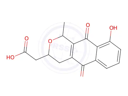 Chemical structure of Dihydrokalafungin