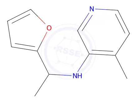 Chemical structure of n-(1-(Furan-2-yl)ethyl)-4-methylpyridin-3-amine