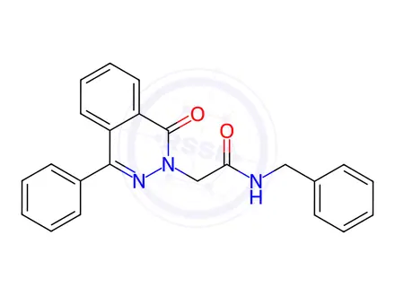 Chemical structure of N-benzyl-2-(1-oxo-4-phenylphthalazin-2(1H)-yl)acetamide
