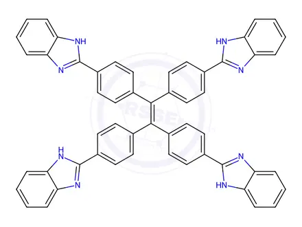 Chemical structure of 1,1,2,2-Tetrakis(4-(1H-benzo[d]imidazol-2-yl)phenyl)ethene