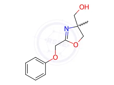 Chemical structure of [4-Methyl-2-(phenoxymethyl)-4,5-dihydro-1,3-oxazol-4-yl]methanol