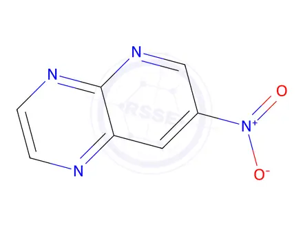 Chemical structure of 7-Nitropyrido[2,3-b]pyrazine