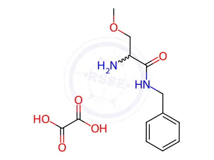 Chemical structure of rac-Lacosamide EP Impurity D(Oxalate Salt)