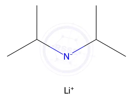 Chemical structure of Lithium Diisopropyl Amide 2.0M in THF
