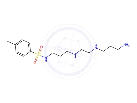 Chemical structure of N-[3-({2-[(3-aminopropyl)amino]ethyl}amino) propyl]-4-methylbenzene-1-sulfonamide
