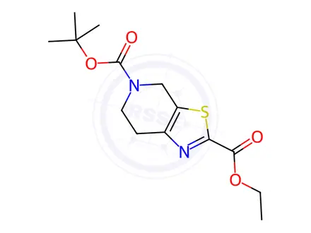 Chemical structure of 5-(tert-Butyl) 2-ethyl 6,7-dihydrothiazolo[5,4-c]pyridine-2,5(4H)-dicarboxylate