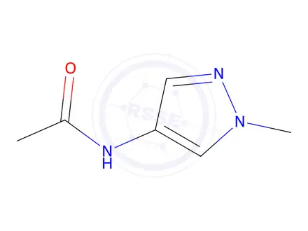 Chemical structure of n-(1-methyl-1h-pyrazol-4-yl)acetamide