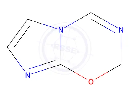 Chemical structure of 2H-Imidazo[2,1-b]-1,3,5-oxadiazine(9CI)