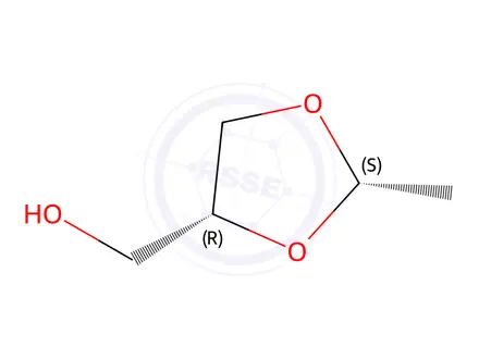 Chemical structure of cis-4-(Hydroxymethyl)-2-methyl-1,3-dioxolane