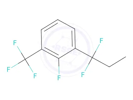 Chemical structure of 1-(1,1-Difluoropropyl)-2-fluoro-3-(trifluoromethyl)benzene