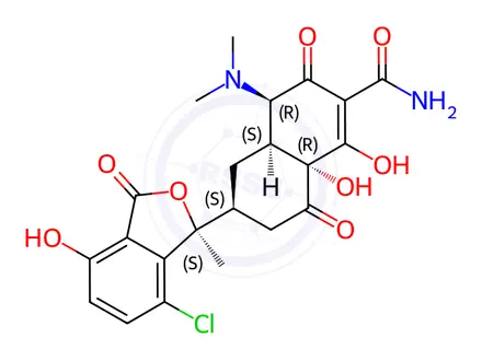 Chemical structure of Aureomycin Impurity F(EP)