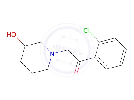 Chemical structure of 1-(2-Chlorophenyl)-2-(3-hydroxypiperidin-1-yl)ethan-1-one