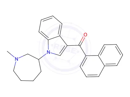 Chemical structure of AM1220 Azepane Isomer