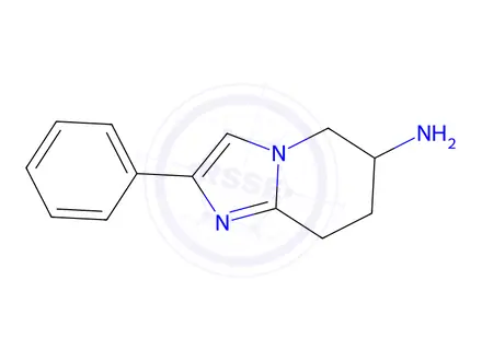 Chemical structure of 2-Phenyl-5,6,7,8-tetrahydroimidazo[1,2-a]pyridin-6-amine