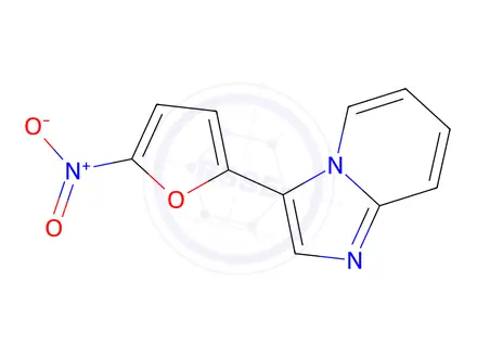 Chemical structure of 3-(5-Nitrofuran-2-yl)imidazo[1,2-a]pyridine