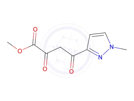 Chemical structure of methyl 4-(1-methyl-1H-pyrazol-3-yl)-2,4-dioxobutanoate