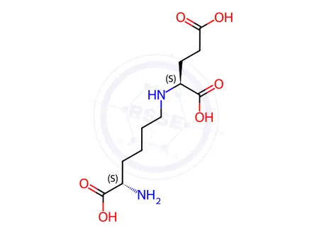 Chemical structure of L-Saccharopine