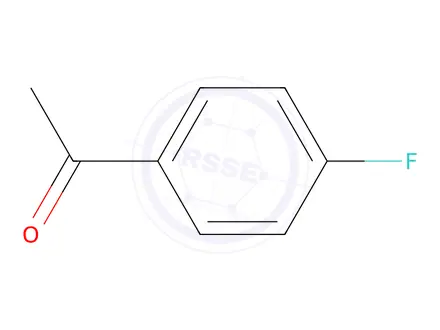 Chemical structure of 1-(4-Fluorophenyl)ethanone