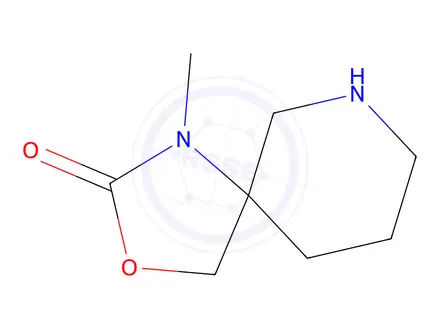 Chemical structure of 1-Methyl-3-oxa-1,7-diazaspiro[4.5]Decan-2-one