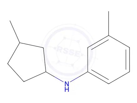 Chemical structure of 3-Methyl-N-(3-methylcyclopentyl)aniline
