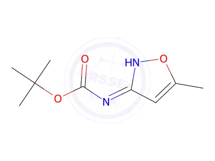Chemical structure of tert-Butyl (5-methylisoxazol-3-yl)carbamate