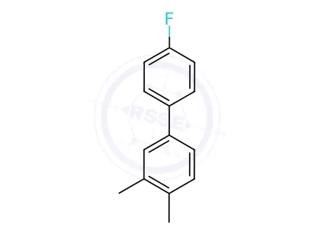 Chemical structure of 4'-Fluoro-3,4-dimethyl-1,1'-biphenyl