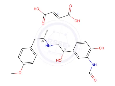 Chemical structure of Formoterol Impurity I (43229-80-7)