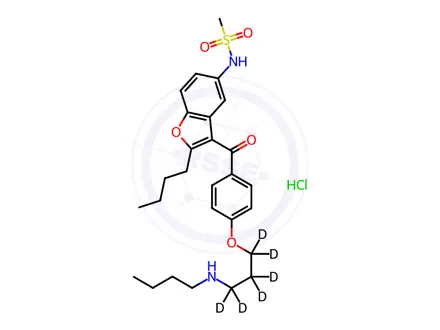 Chemical structure of Dronedarone Impurity A (1346598-70-6)
