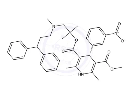 Chemical structure of (R) Lercandipine