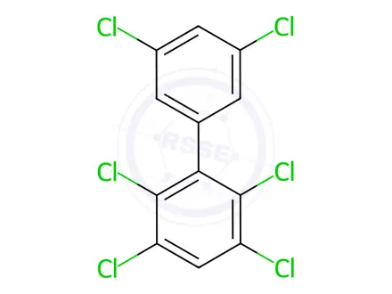 Chemical structure of 2,3,3',5,5',6-Hexachlorobiphenyl