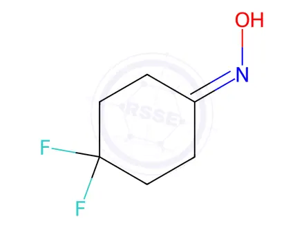 Chemical structure of N-(4,4-difluorocyclohexylidene)hydroxylamine